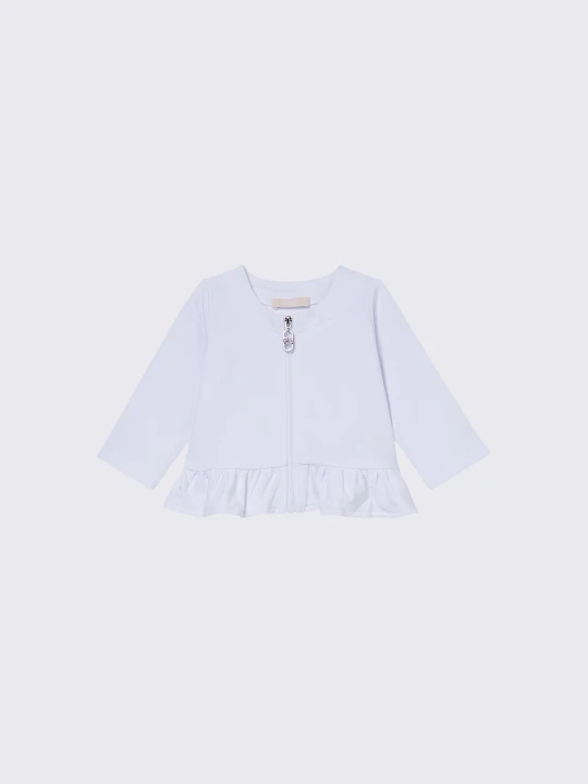 Zdjęcie produktu Liu Jo Sweatshirt With Flounces biały