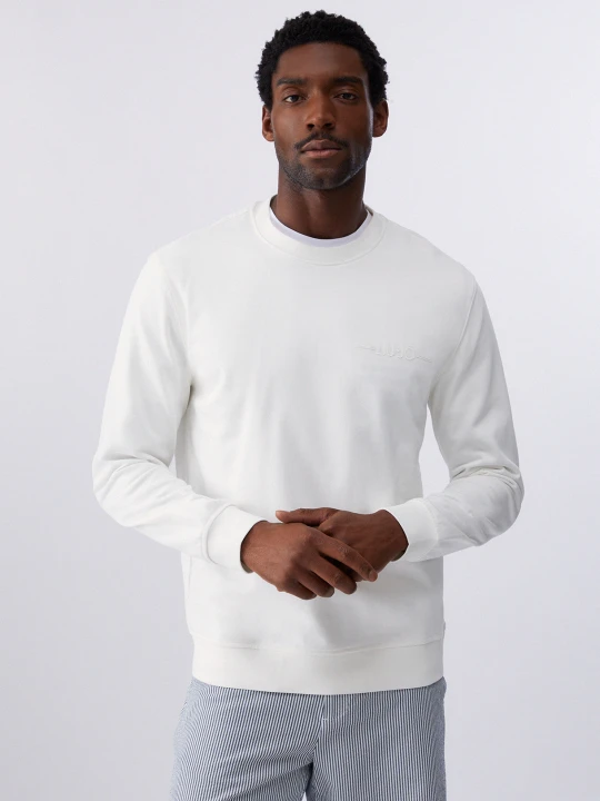 Zdjęcie produktu Liu Jo Sweatshirt With Logo biały