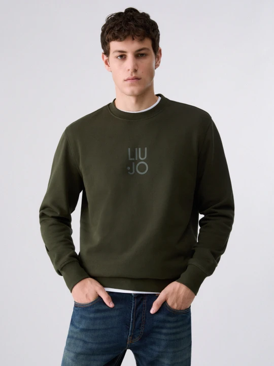 Zdjęcie produktu Liu Jo Sweatshirt With Logo Moss Green