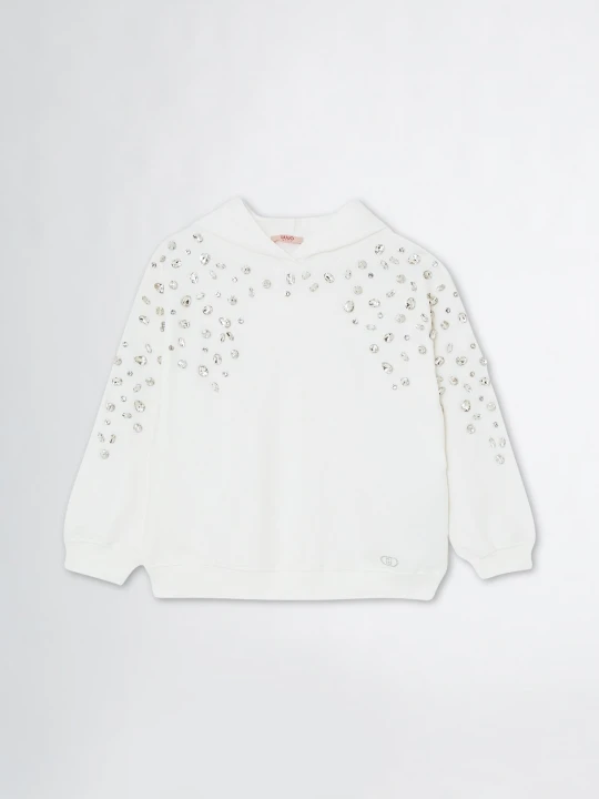 Zdjęcie produktu Liu Jo Sweatshirt With Rhinestones