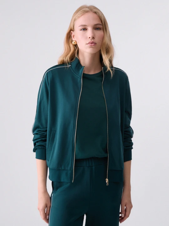Zdjęcie produktu Liu Jo Sweatshirt With Zip zielony