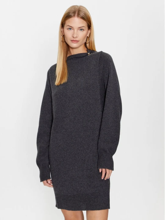 Zdjęcie produktu Liu Jo Sweter CF3049 MA62E Szary Regular Fit
