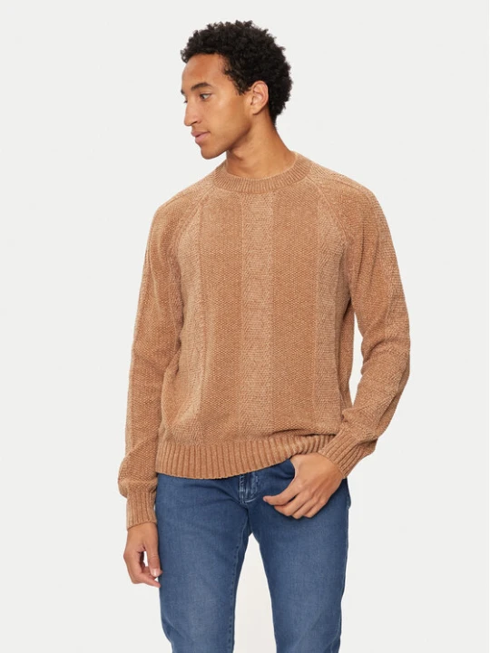 Zdjęcie produktu Liu Jo Sweter QF4212 MA29P Brązowy Regular Fit