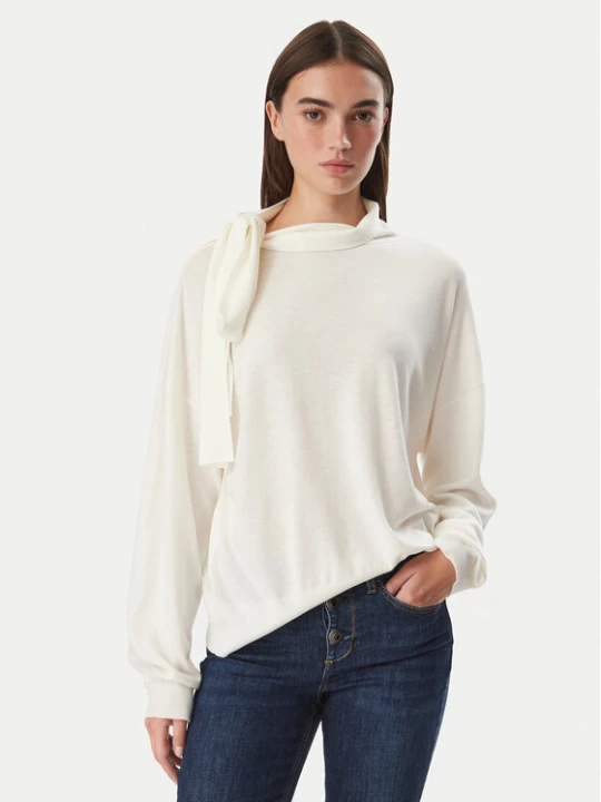 Zdjęcie produktu Liu Jo Sweter WF6445 MA16R Kremowy Regular Fit