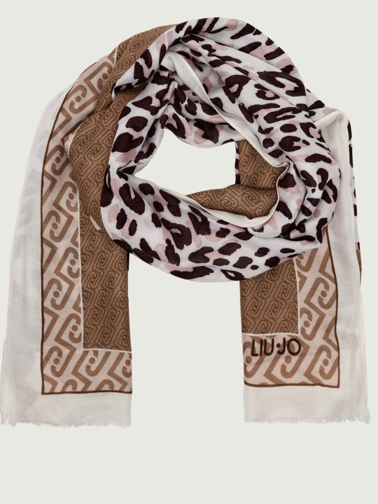 Zdjęcie produktu Liu Jo Szal Animalier beżowy