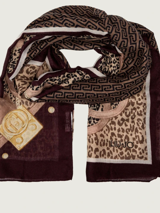 Zdjęcie produktu Liu Jo Szal Animalier brązowy