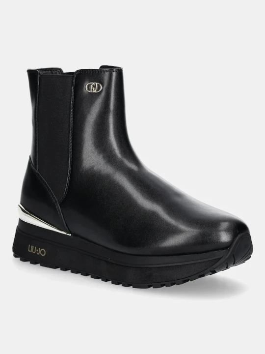 Zdjęcie produktu Liu Jo sztyblety skórzane LIU JO MAXI WONDER 95 czarny