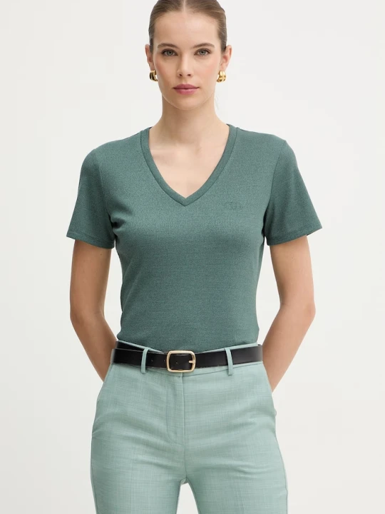 Zdjęcie produktu Liu Jo t-shirt basic damski zielony