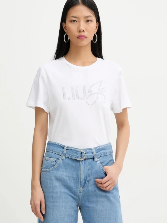 Zdjęcie produktu Liu Jo t-shirt bawełniany biały
