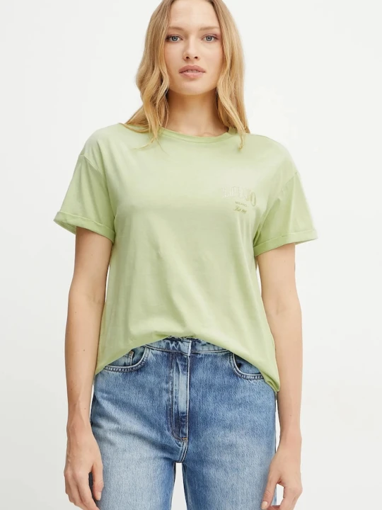 Zdjęcie produktu Liu Jo t-shirt bawełniany zielony