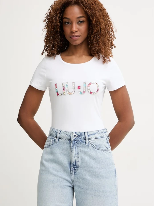 Zdjęcie produktu Liu Jo T-shirt damski beżowy