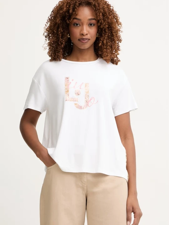 Zdjęcie produktu Liu Jo T-shirt damski biały