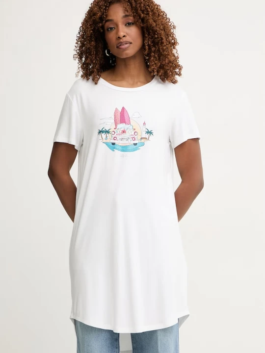 Zdjęcie produktu Liu Jo T-shirt damski z wiskozy biały
