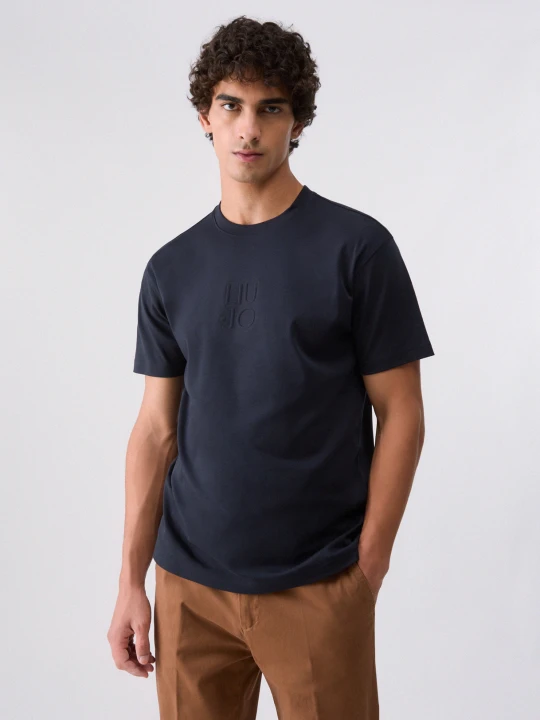 Zdjęcie produktu Liu Jo T-shirt In Jersey Interlock Dark Blue