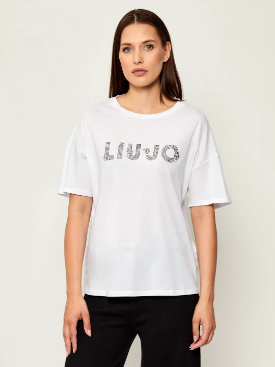 Zdjęcie produktu Liu Jo T-shirt | Loose fit biały