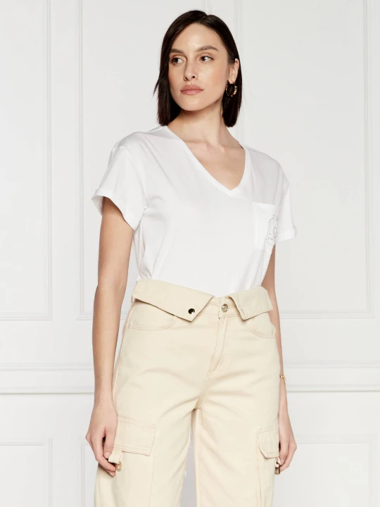 Zdjęcie produktu Liu Jo T-shirt | Loose fit biały