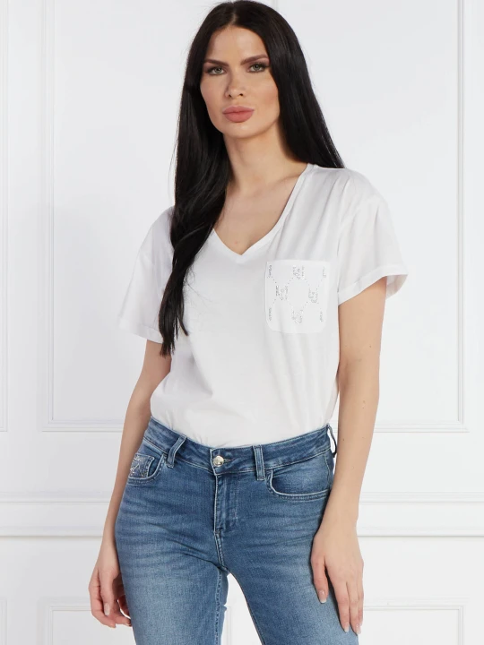 Zdjęcie produktu Liu Jo T-shirt | Loose fit biały