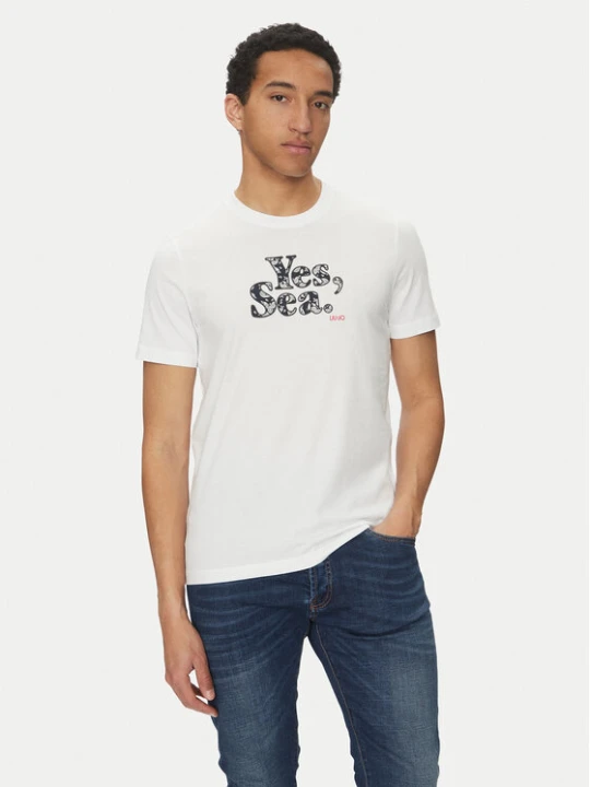 Zdjęcie produktu Liu Jo T-Shirt QA5190 J4924 Biały Regular Fit
