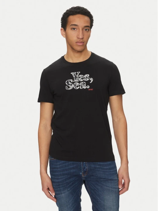Zdjęcie produktu Liu Jo T-Shirt QA5190 J4924 Czarny Regular Fit
