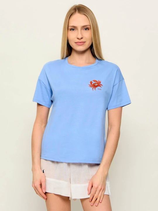 Zdjęcie produktu Liu Jo T-shirt | Regular Fit niebieski