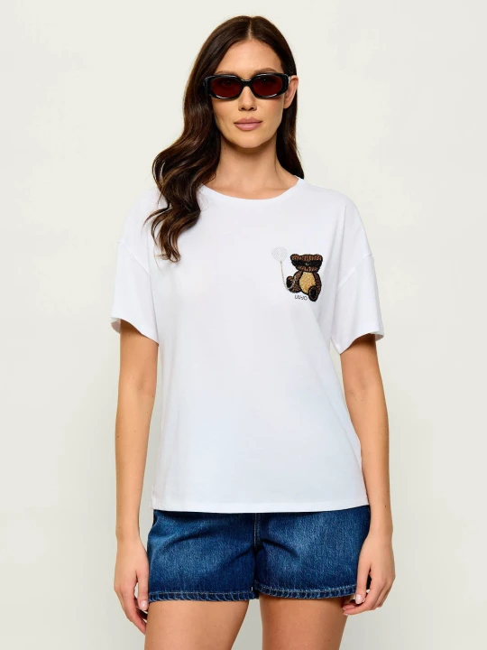 Zdjęcie produktu Liu Jo T-shirt | Regular Fit biały