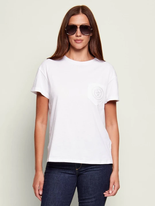 Zdjęcie produktu Liu Jo T-shirt | Regular Fit biały