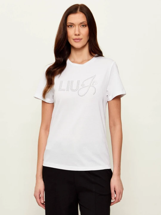 Zdjęcie produktu Liu Jo T-shirt | Regular Fit biały