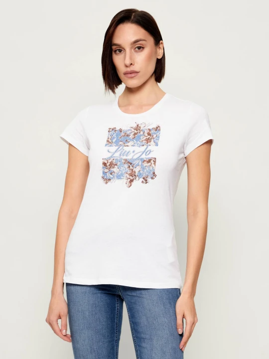 Zdjęcie produktu Liu Jo T-shirt | Regular Fit biały