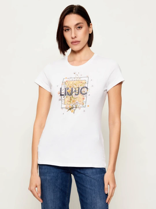 Zdjęcie produktu Liu Jo T-shirt | Regular Fit biały