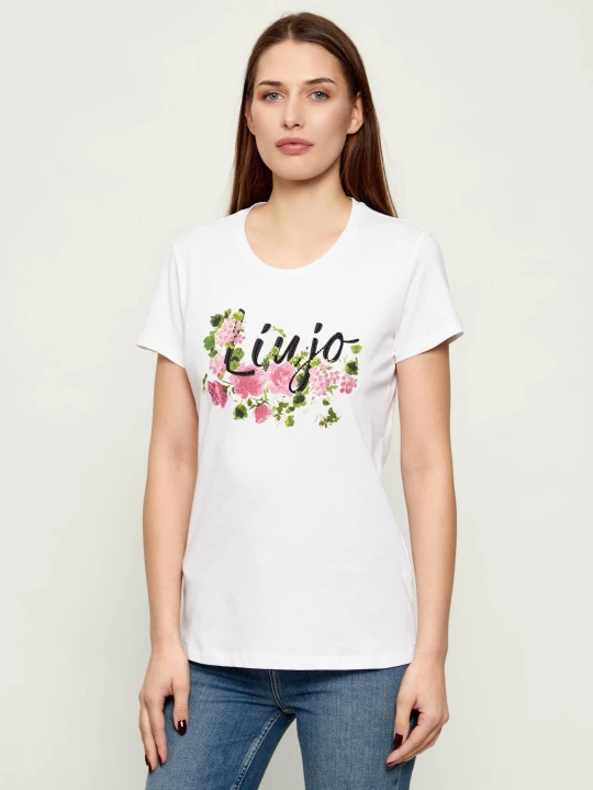 Zdjęcie produktu Liu Jo T-shirt | Regular Fit biały