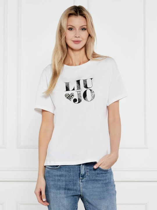Zdjęcie produktu Liu Jo T-shirt | Regular Fit biały