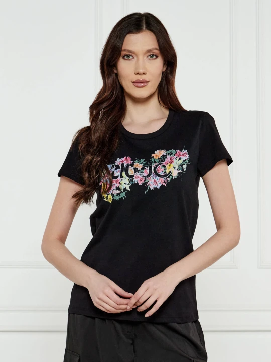 Zdjęcie produktu Liu Jo T-shirt | Regular Fit czarny