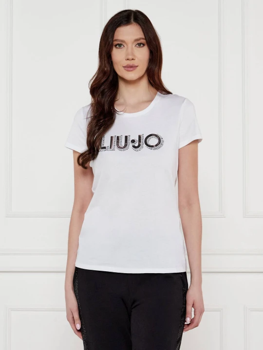 Zdjęcie produktu Liu Jo T-shirt | Regular Fit biały
