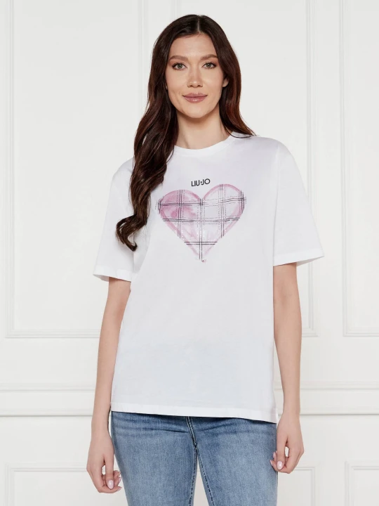Zdjęcie produktu Liu Jo T-shirt | Regular Fit biały