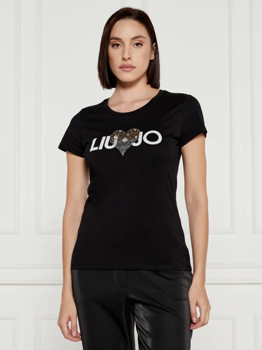 Zdjęcie produktu Liu Jo T-shirt | Regular Fit czarny