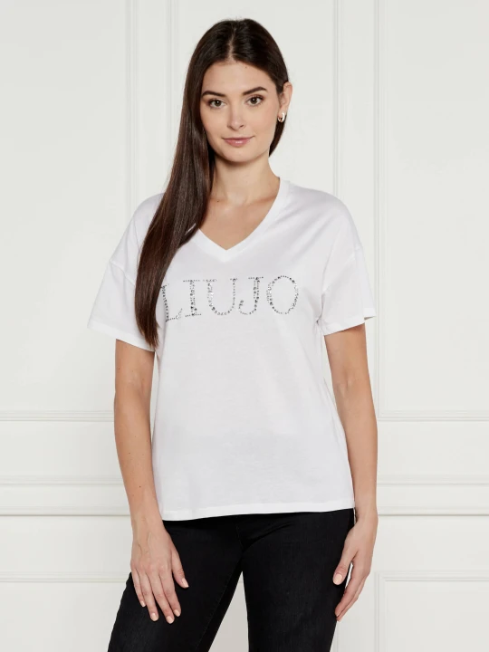 Zdjęcie produktu Liu Jo T-shirt | Regular Fit biały