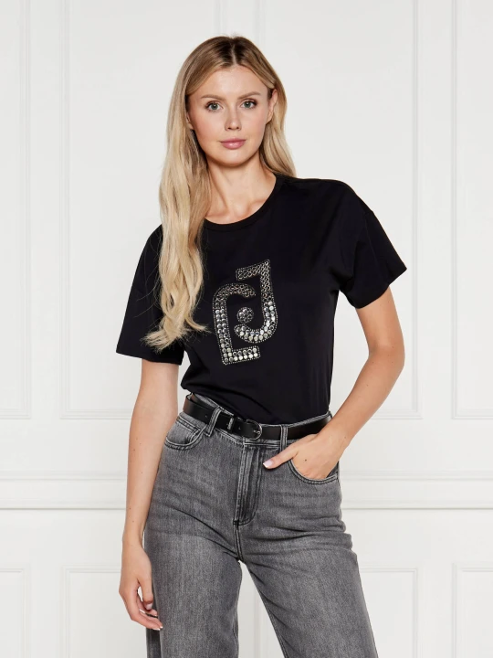 Zdjęcie produktu Liu Jo T-shirt | Regular Fit czarny