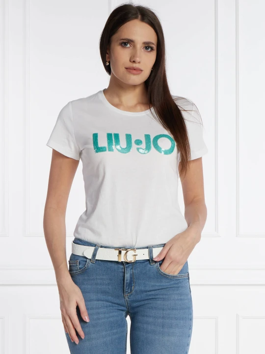 Zdjęcie produktu Liu Jo T-shirt | Regular Fit biały