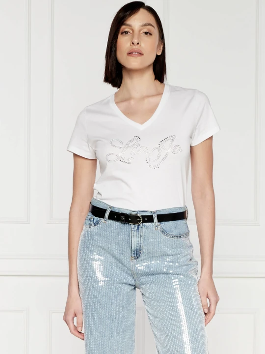 Zdjęcie produktu Liu Jo T-shirt | Regular Fit biały