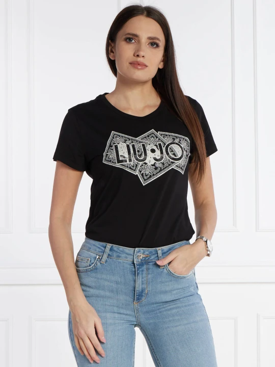 Zdjęcie produktu Liu Jo T-shirt | Regular Fit czarny