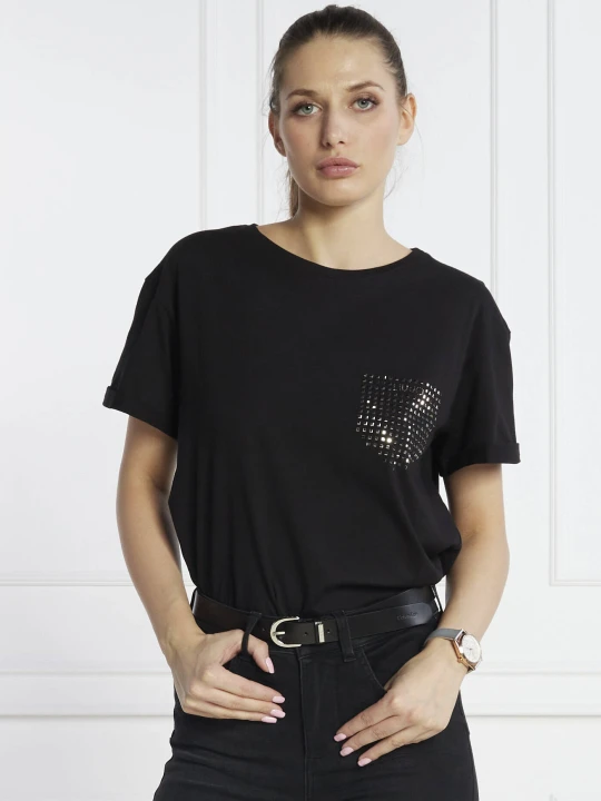 Zdjęcie produktu Liu Jo T-shirt | Regular Fit czarny