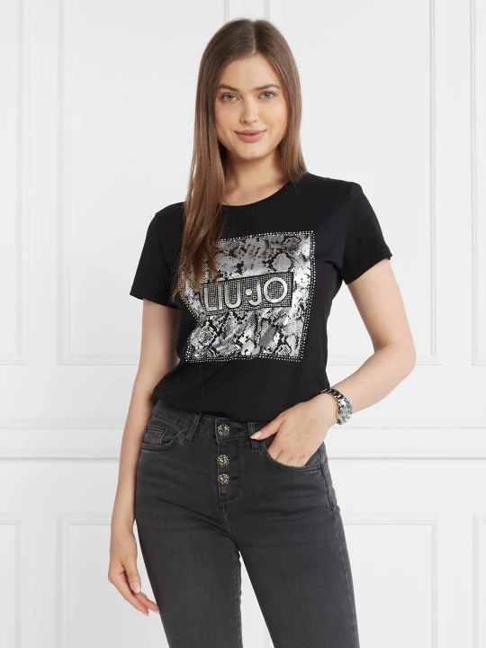 Zdjęcie produktu Liu Jo T-shirt | Regular Fit czarny