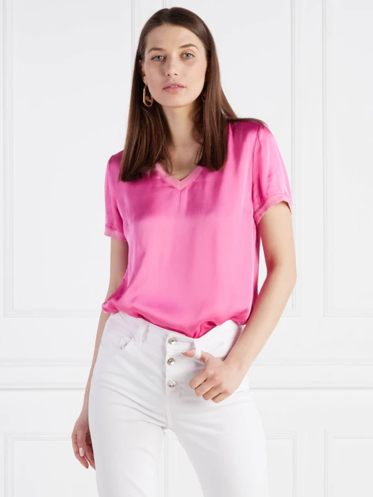 Zdjęcie produktu Liu Jo T-shirt | Regular Fit różowy