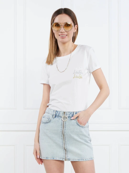 Zdjęcie produktu Liu Jo T-shirt | Regular Fit biały