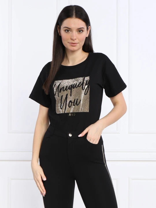 Zdjęcie produktu Liu Jo T-shirt | Regular Fit czarny