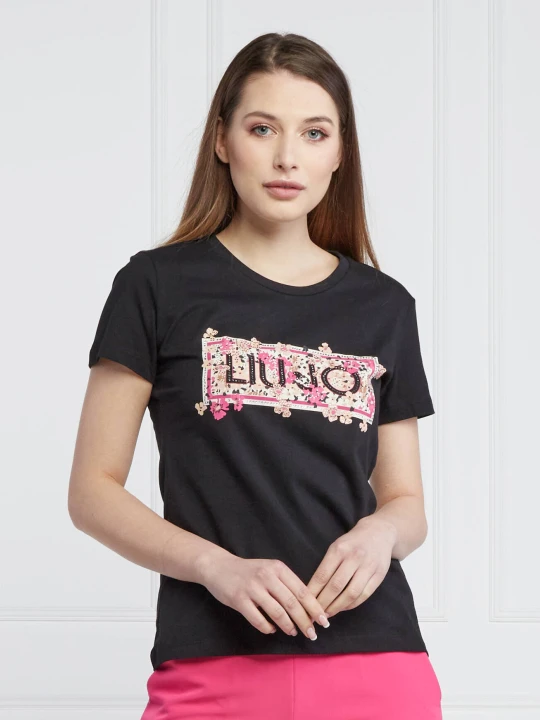 Zdjęcie produktu Liu Jo T-shirt | Regular Fit czarny