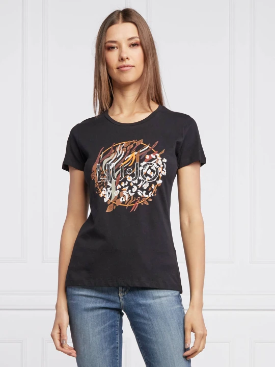 Zdjęcie produktu Liu Jo T-shirt | Regular Fit czarny