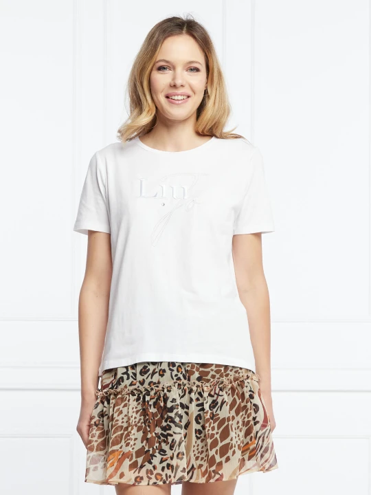 Zdjęcie produktu Liu Jo T-shirt | Regular Fit biały