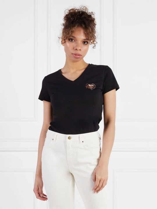 Zdjęcie produktu Liu Jo T-shirt | Slim Fit czarny