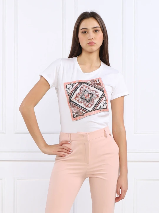 Zdjęcie produktu Liu Jo T-shirt | Slim Fit biały